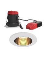 Ansell APRIPAG/1/OCTOW/TW Prism Pro Anti Glare Fire Rated CCT Dual Wattage Downlight OCTO TW
