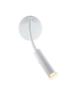Ansell ASWA/W Swan 6W LED Wall Light White 3000K