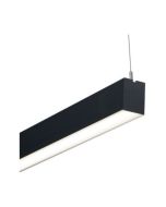 Ansell AVASLED/B/DD2 Vasco 50W CCT LED 4ft Suspended Linear IP20 Black DSI Dim