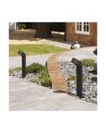 Astro Soprano Bollard Outdoor Bollard in Textured Black 1131006