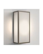 Astro Messina 160 Frosted II Outdoor Wall Light in Bronze 1183026