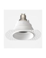 Astro Trimless Slimline Round Adjustable Fire-Rated Indoor Downlight in Matt White 1248019