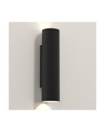 Astro 1428009 Ava Wall Light 300 LED 2xGU10 w/o Lamp Dimmable IP44 2x6W 300x75x81mm Textured Black