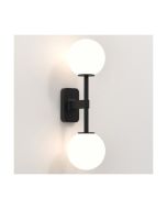 Astro 1429005 Tacoma Wall Light Twin LED G9 IP44 2x3W 300x70x135mm Matt Black