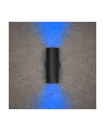 BELL 10339 Astro GU10 Fixed Up/Down Wall Light IP54 Black