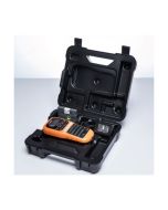Brother PT-E110VPZU1 Printer Handheld Electrician Labelling 9mm Black on Whi Adhesive TZE Tape 8m 203x109x55mm Orange & Black