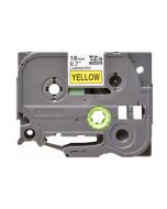 Brother TZE-641 TZE Laminated 18mmx8m Tape Black/Yellow