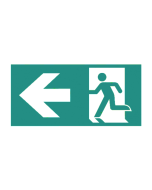 NET LED NET-61-35-51 Buckden Arrow Signs for Self Test Emergency EXIT Blade LEFT and RIGHT Arrow