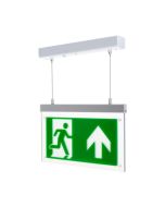 Channel Razor LED Hanging Exit Sign 3hrM IP40 c/w Legend Up