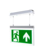Channel Razor LED Recessed Exit Sign 3hrM IP40 c/w Legend Up