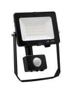 Red Arrow CMT20PIR-40 Comet LED 4000K c/w PIR IP65 Floodlight 20W 2000lm Black