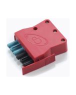 CP Electronics 6P Luminaire Male Plug Black/Blue Red Plug
