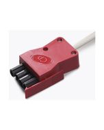 CP Electronics VITM4 4P 4 Core Luminaire Lead 1.5mm 3M Red Plug