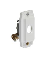 Crabtree Rockergrid Flex Outlet Grid Module White c/w Earth Term & Cable Clamp