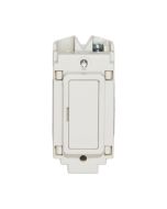 Crabtree Rockergrid 13A Unswitched Fuse Unit Grid Module White