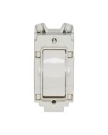Crabtree Rockergrid 10A Retractive Grid Switch White