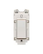 Crabtree Rockergrid 20A SP 2 Way Grid Switch White