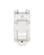 Crabtree Rockergrid 10A 2 Way & Off Retractive Grid Switch White