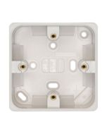 Crabtree Capital 1 Gang Surface Box White 87x87x44mm