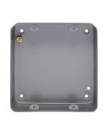 Crabtree Rockergrid 6 & 8 Gang Box Birch Grey 133x133x40mm c/w Knockouts