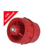 C-TEC ActiV Wall voice sounder IP55/65 deep base, red