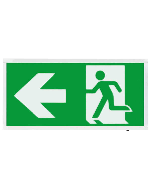 ESP D120LWH DUCERI Emergency LED Left Legend IP20 Exit Box Li Battery Maintained 3W White