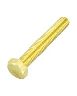 Deligo M12x50mm Hexagon Setscrew Brass Pack=50