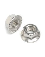 Deligo M10 Serrated Flange Nut Steel Zinc Plated Pack=100