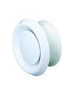 Domus 150mm Ceiling Air Extract/Supply Value White ABS