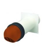 Domus 100mm High Rise Round Installation Kit Terracotta