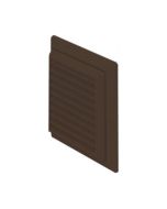 Domus 150mm Louvred Grille Brown