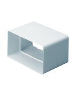 Domus 110x54mm Flat Channel Straight Duct Connector