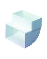 Domus 110x54mm Flat Channel 90Deg Vertical Bend