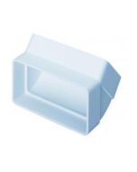 Domus 110x54mm Flat Channel 45Deg Vertical Bend