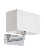 Endon 96751-CH Piccolo 1 Light Chrome Wall With White Shade