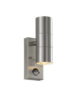 Endon EL-40062 Outdoor Stainless Steel Sensor Double Wall Light