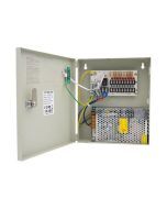 ESP CPS9W 9 Way for CCTV PSU Lockable Metal Housing 5A 12VDC