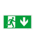 ESP D520DWH Duceri Emergency Self Test Surface Exit Box 3W LED IP20 Up Legend Lithium Battery Maintained White