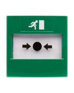 ESP EVEBGEXT2 APERTA Surface Emergency Resettable IP67 Call Point DPDT 89x89x72mm Green Polycarbonate