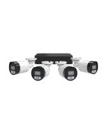 ESP RC24KB4W Rekor IP 24/7 4 Channel POE Bullet Kit Camera 2MP 1TB White