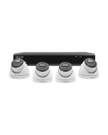 ESP RHD4KD4W2TB REKORHD Camera 4x Dome CCTV Kit c/w 4Ch HD DVR 2TB White