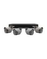 ESP RHD8KB4G2TB REKORHD Camera 4x Bullet CCTV Kit c/w 8Ch HD DVR 1080P 2TB Grey