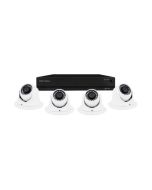 ESP SHDV8KD4W4TB HD-VIEW CCTV Kit 8 Channel c/w 4x Dome Cameras Super HD 4MP 4TB White