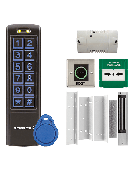 ESP APERTA Single Internal Door Proximity Kit Keypad c/w Exit Button & Call Point Black