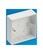 Falcon 32mm 1 Gang Surface Back Box Square Corner