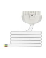 Flex7 Prota 3-Core Luminaire Lead LSHF 1mmx3M White/White