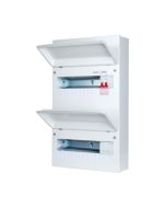 FuseBox F2022M 22 Way Main Switch Consumer Unit 11/11 Double Bank 100A