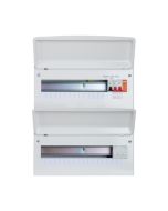 FuseBox F2029MX 29 Way Main Switch & T2 SPD Consumer Unit 14/15 Double Bank 100A