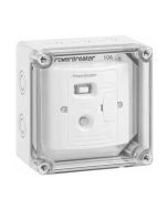 PowerBreaker Fused Connection Unit c/w RCD Waterproof 30mA White