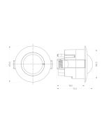 Greenbrook ODM200 Lighting Microwave Ceiling Mount Sensor